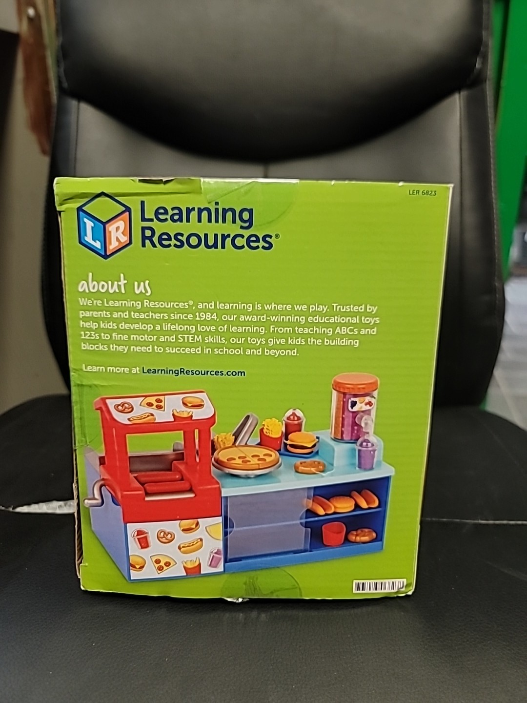 Learning Resources Mini Snack Shop Sorting Set Fast Food Set NIB FREE SHIPPING
