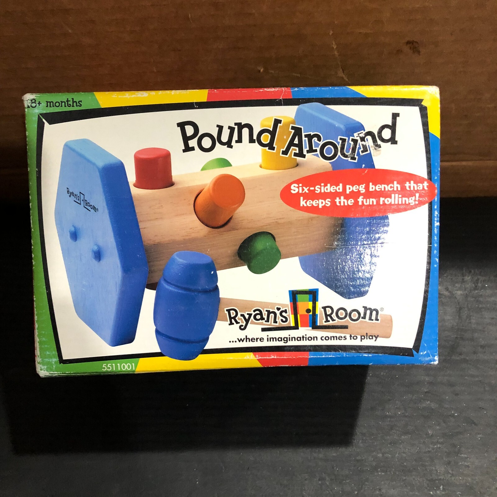 RYAN’S ROOM WOODEN POUND ARROUND 18+ MONTHS, NEW FREE SHIPPING