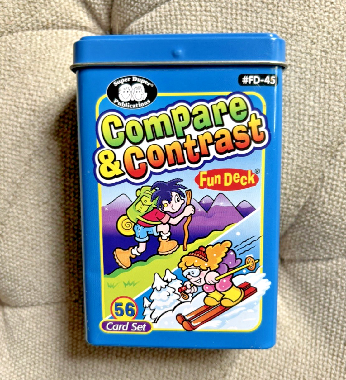 Super Duper Publications Compare & Contrast Fun Deck Multicolor Ages 5-11