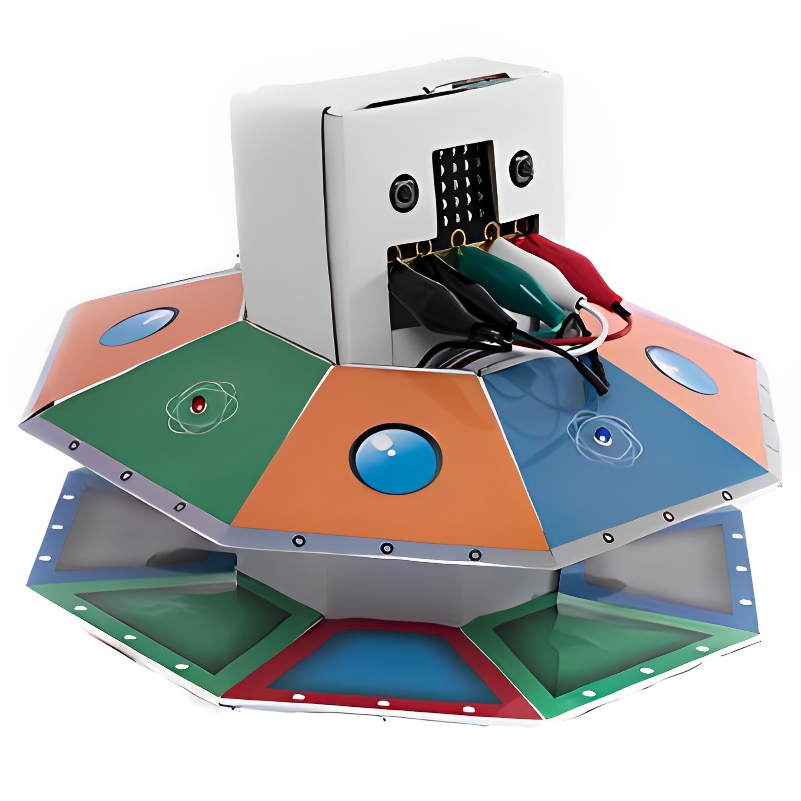 STEM Coding Robot Kit BinaryBots UFO w/ BBC micro:bit Build Your Own Robots