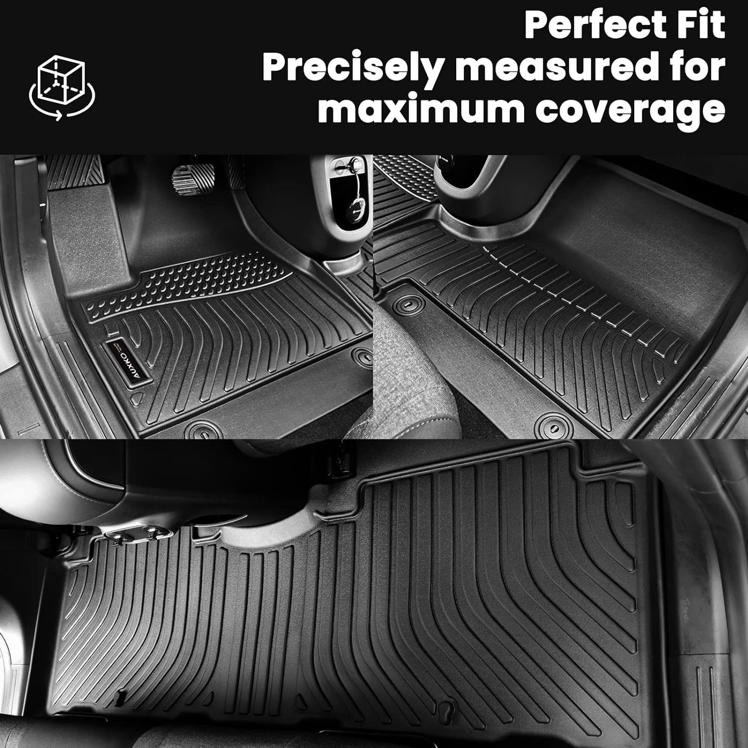 Auxko All Weather Floor Mats Fits for Honda CR-V 2023 2024 2025 2026 (Include
