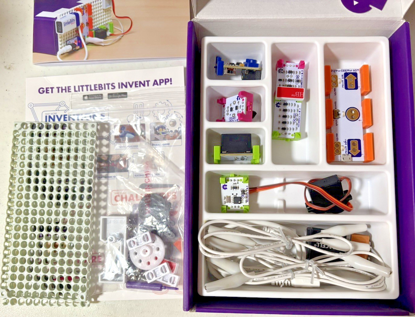 LittleBits RULE YOUR ROOM KIT Educational Learning Electro Build Block Untested