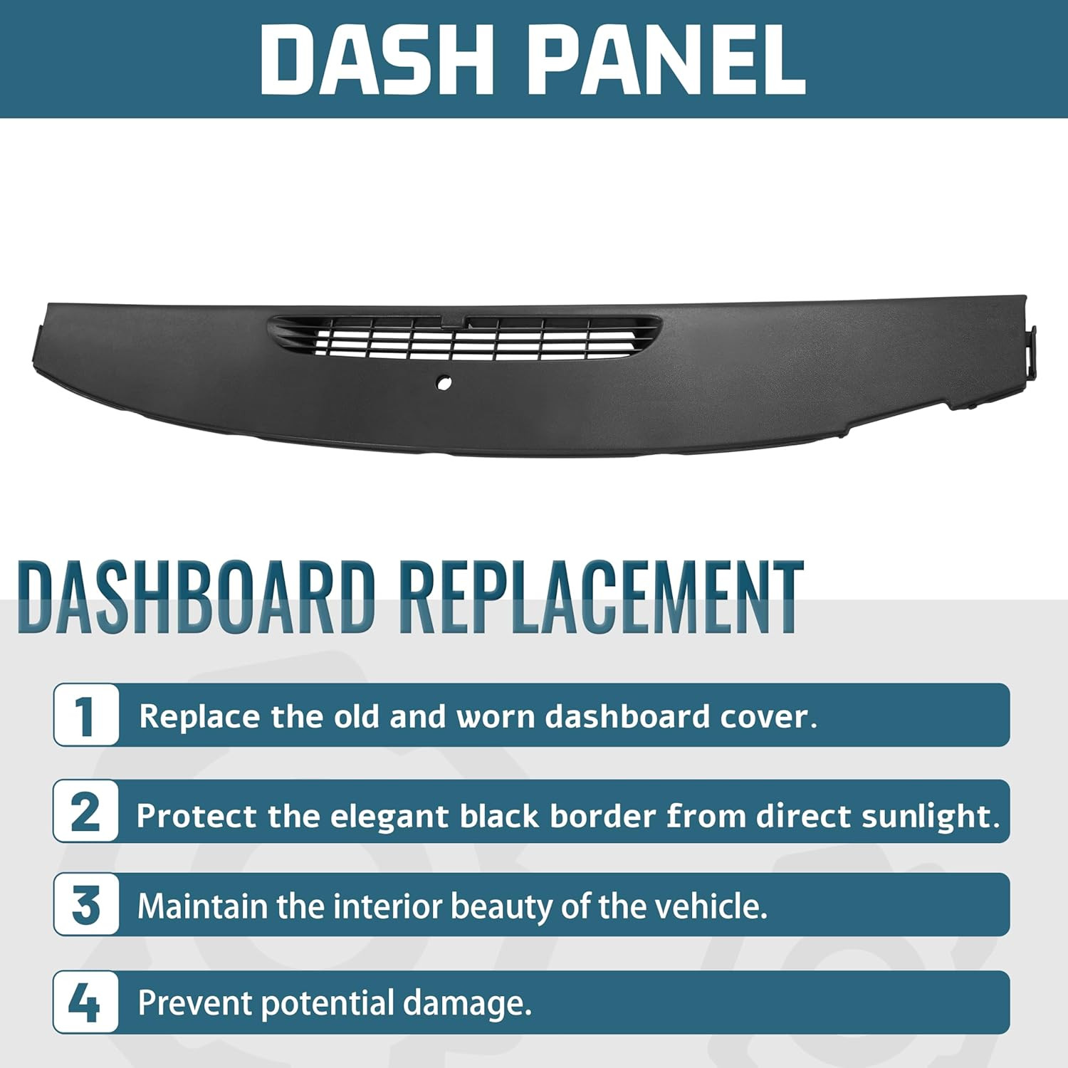 07-13 Chevy Silverado Suburban Tahoe GMC Sierra Upper Dashboard Panel 23224733
