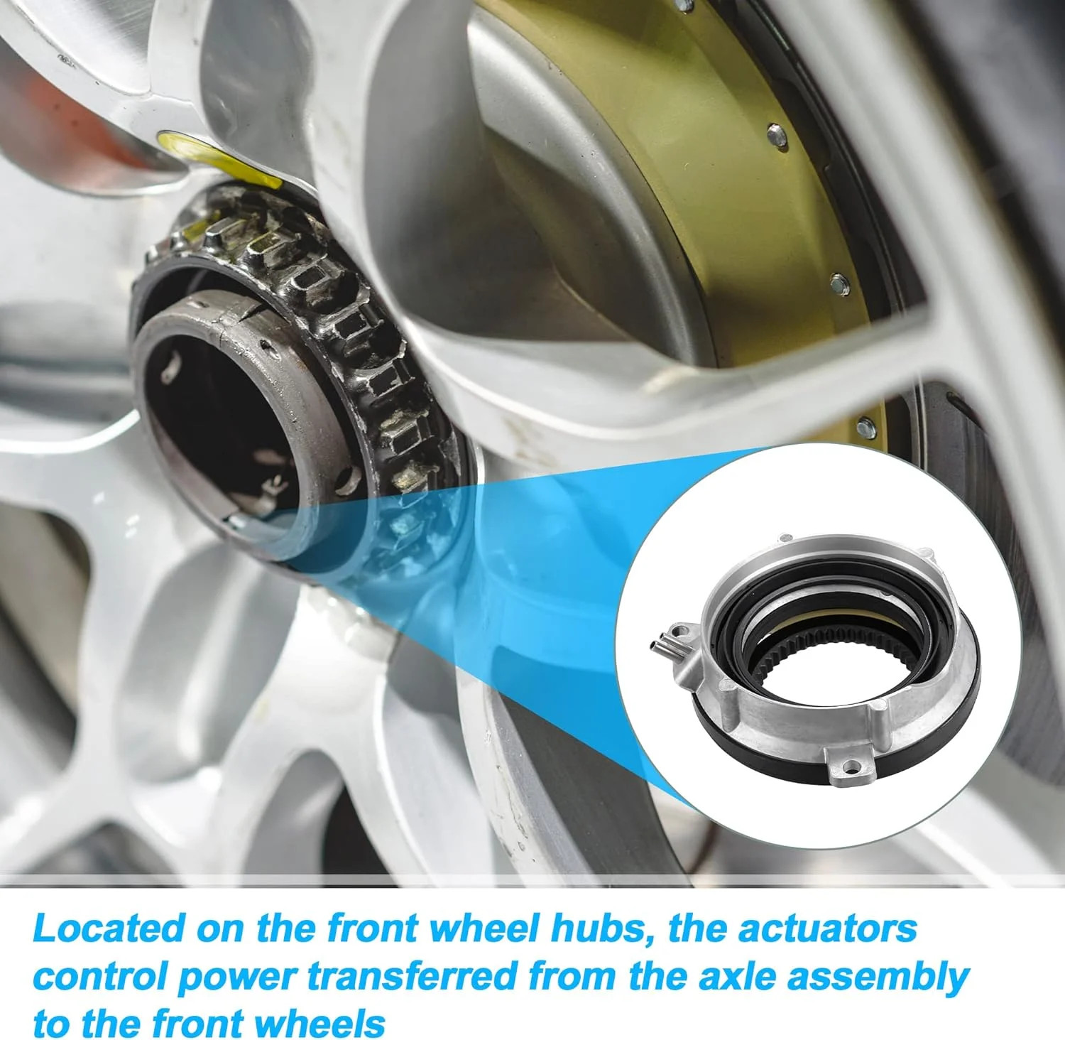 X AUTOHAUX 2 Pcs 4×4 Auto Locking Hub 4WD Locking Hub Actuator for Ford F-150 20