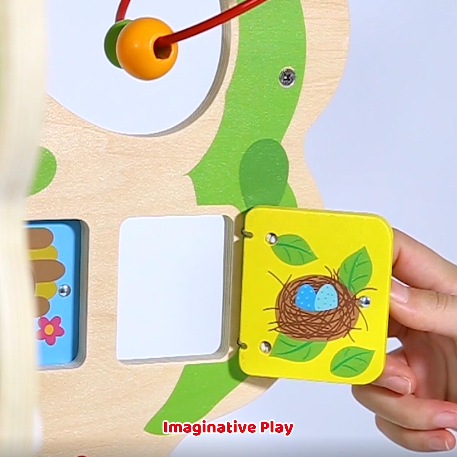 TOOKYLAND Children’s Rotating Activity Center – Toy Tree, 2+