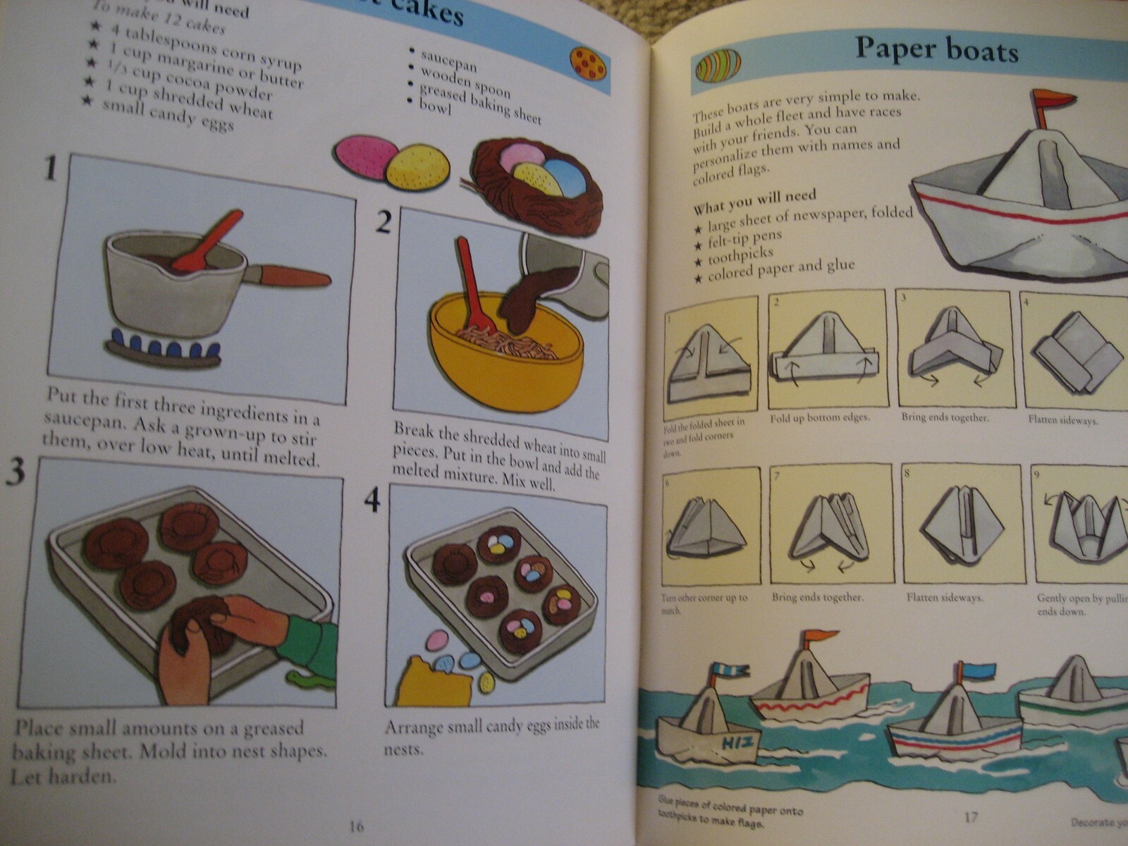 Fun Things To Do & Make 2 PAPERBACKS Easter Decorations & Easter Activity Book