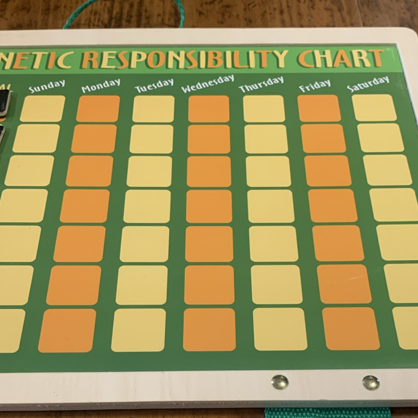 Melissa & Doug My Magnetic Responsibility Chart Educational Magnet Toy for Kids