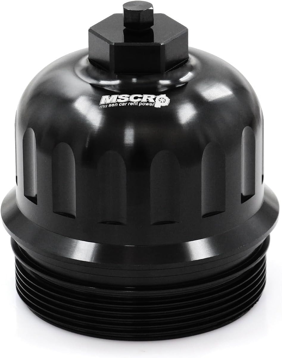 Billet Fuel Filter Housing Cap Compatible with 2017-2019 Chevy/GMC 6.6L L5P