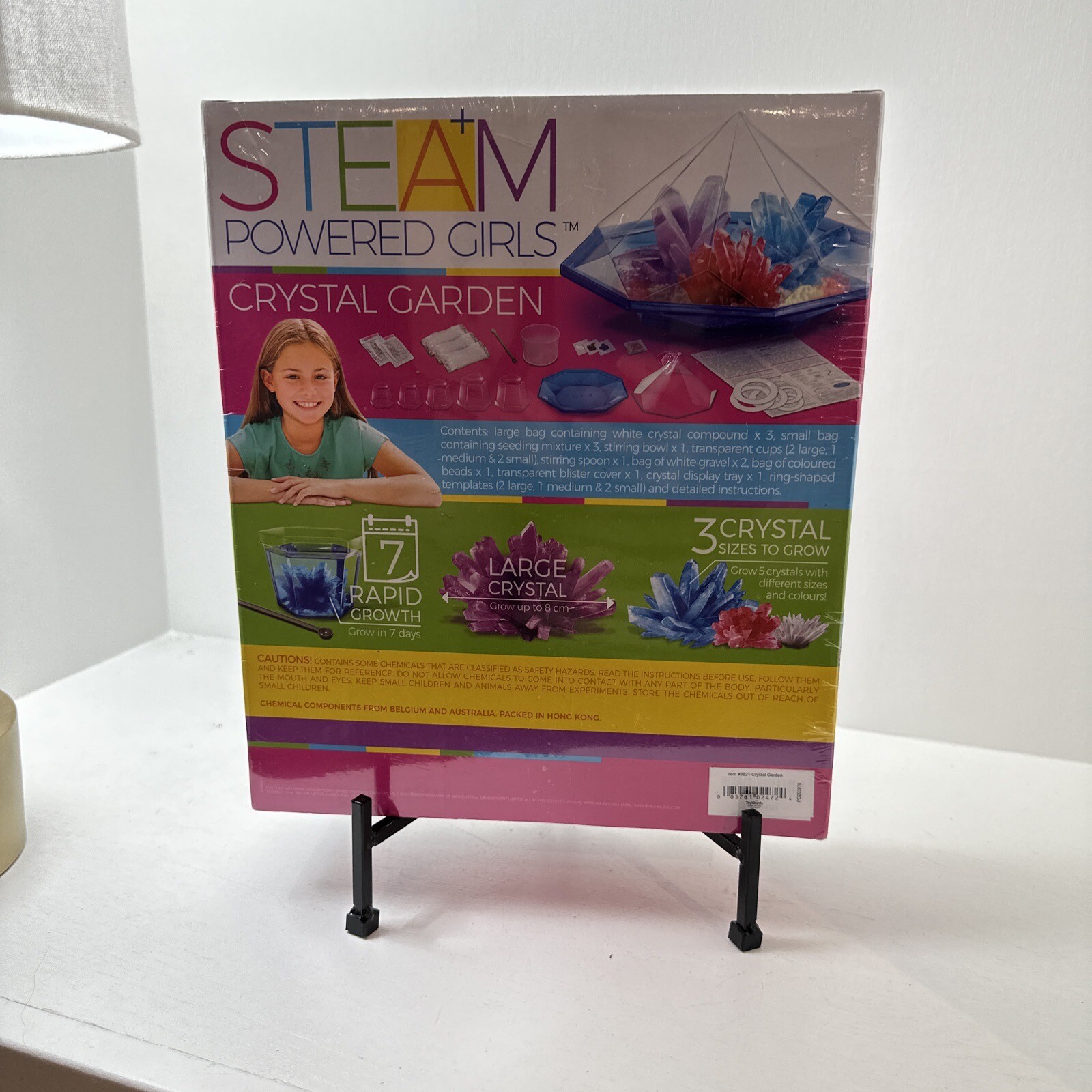 Crystal Garden Kit STEAM Powered Girls 4M Hands-on Crystal Science Experiment