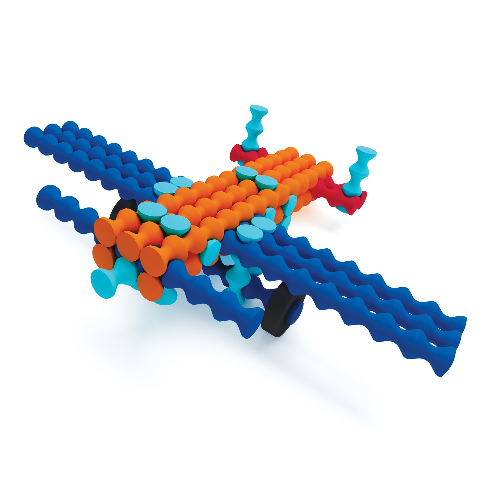 New – Popular Playthings Playstix Vehicles 130 Piece Set – Ages 4+ | 1+ players