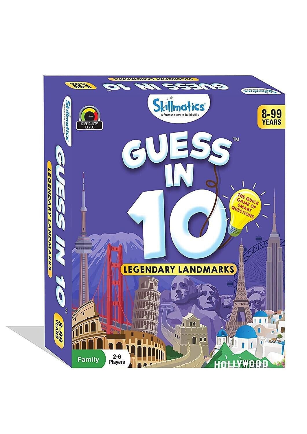 Skillmatics Card Game :Guess in 10 Legendary Landmarks | Gifts for Ages 8 and Up