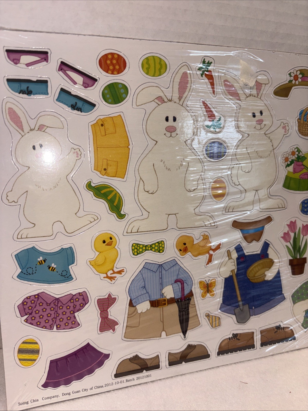Easter Magnetic Activity Dress Up ￼ For Use On Refrigerator Or Metal Board