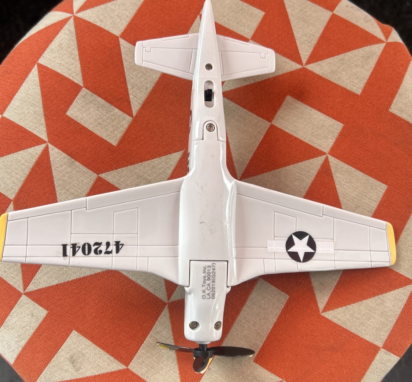 Ok Toys Flying Fighter Airplane Hanging