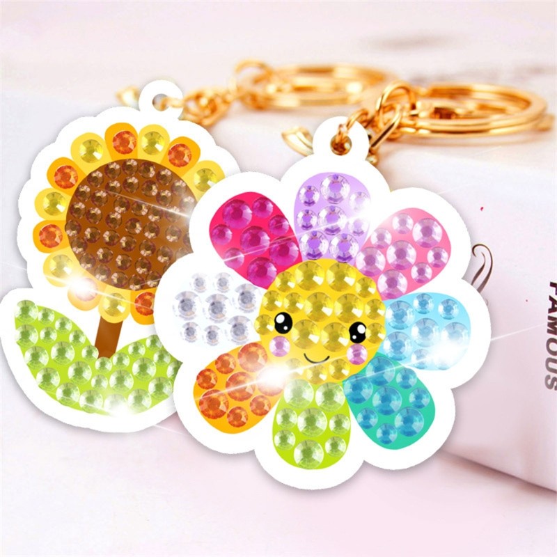 5D Kits Easter Arts for Kid Aged 8 -12 DIY for Keychain