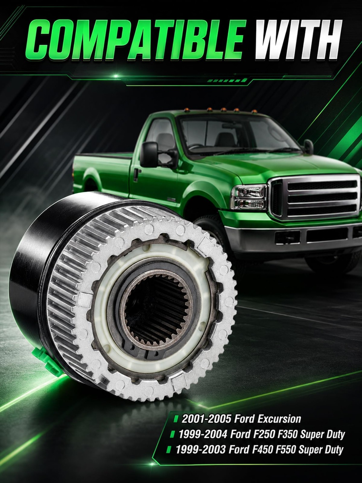1C3Z3B396DA 4WD 4×4 Manual Front Wheel Locking Hub Compatible with Ford F250 …