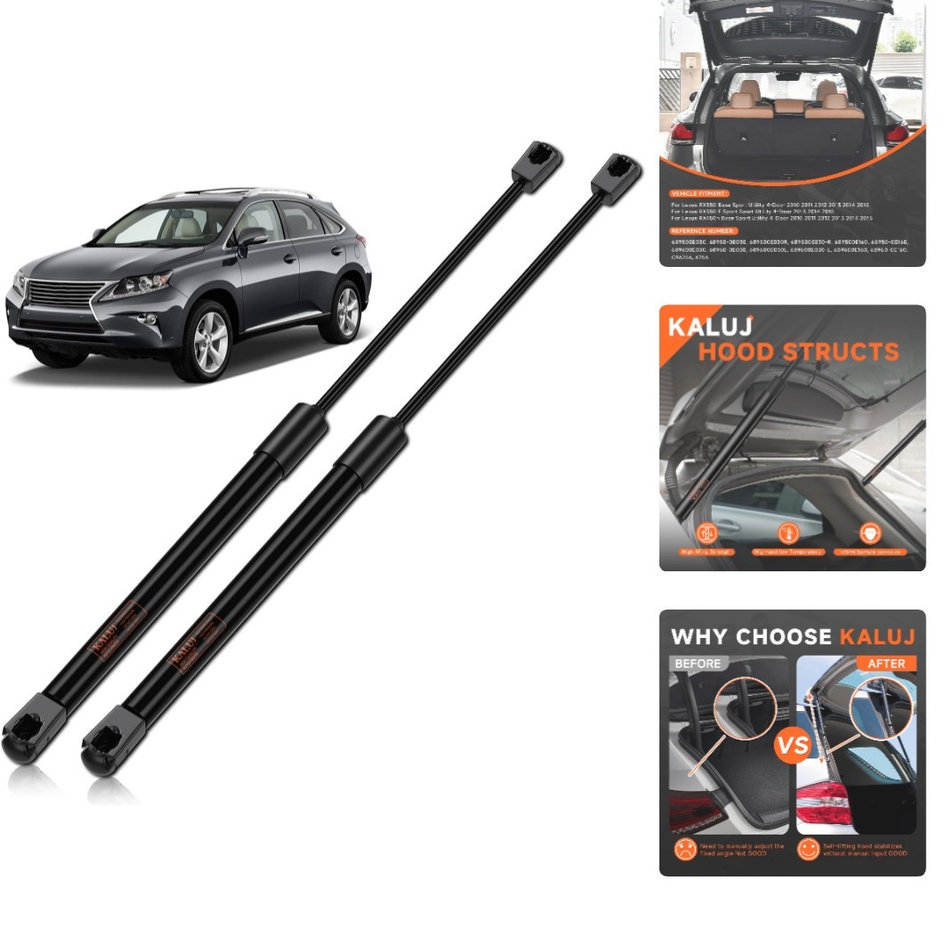 Trunk Struts Shocks Replace OE# 689500E030 for 10-15 Lexus RX350 RX450h 2PC