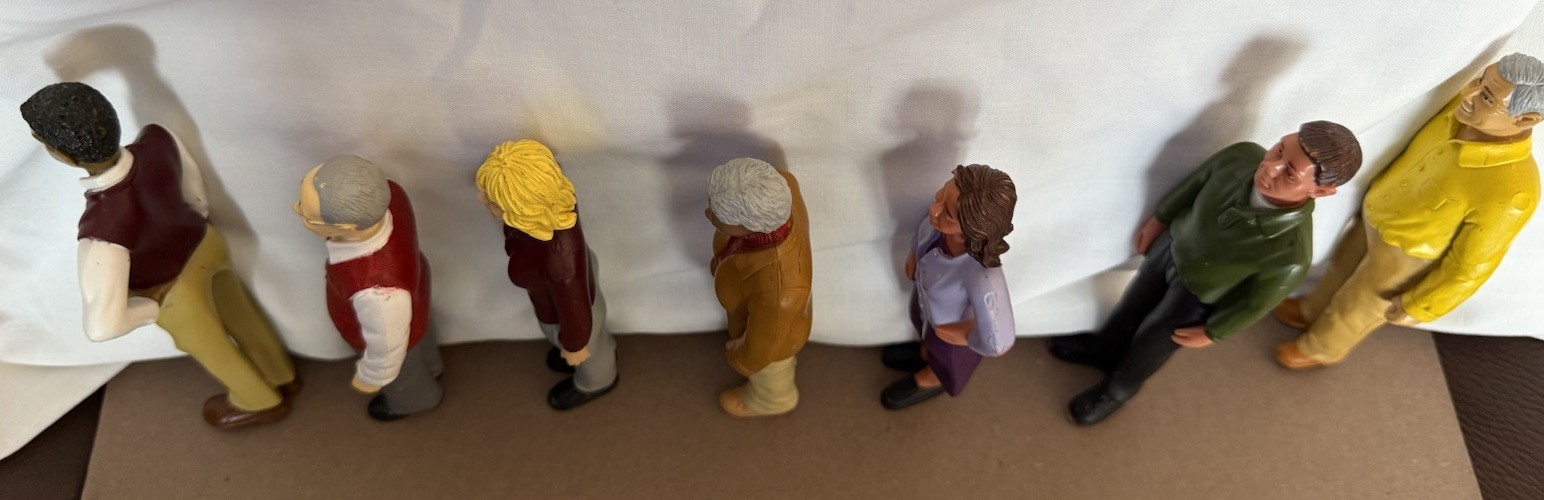 Discount School Supply Diverse Community Toy Figures Lot Of 7