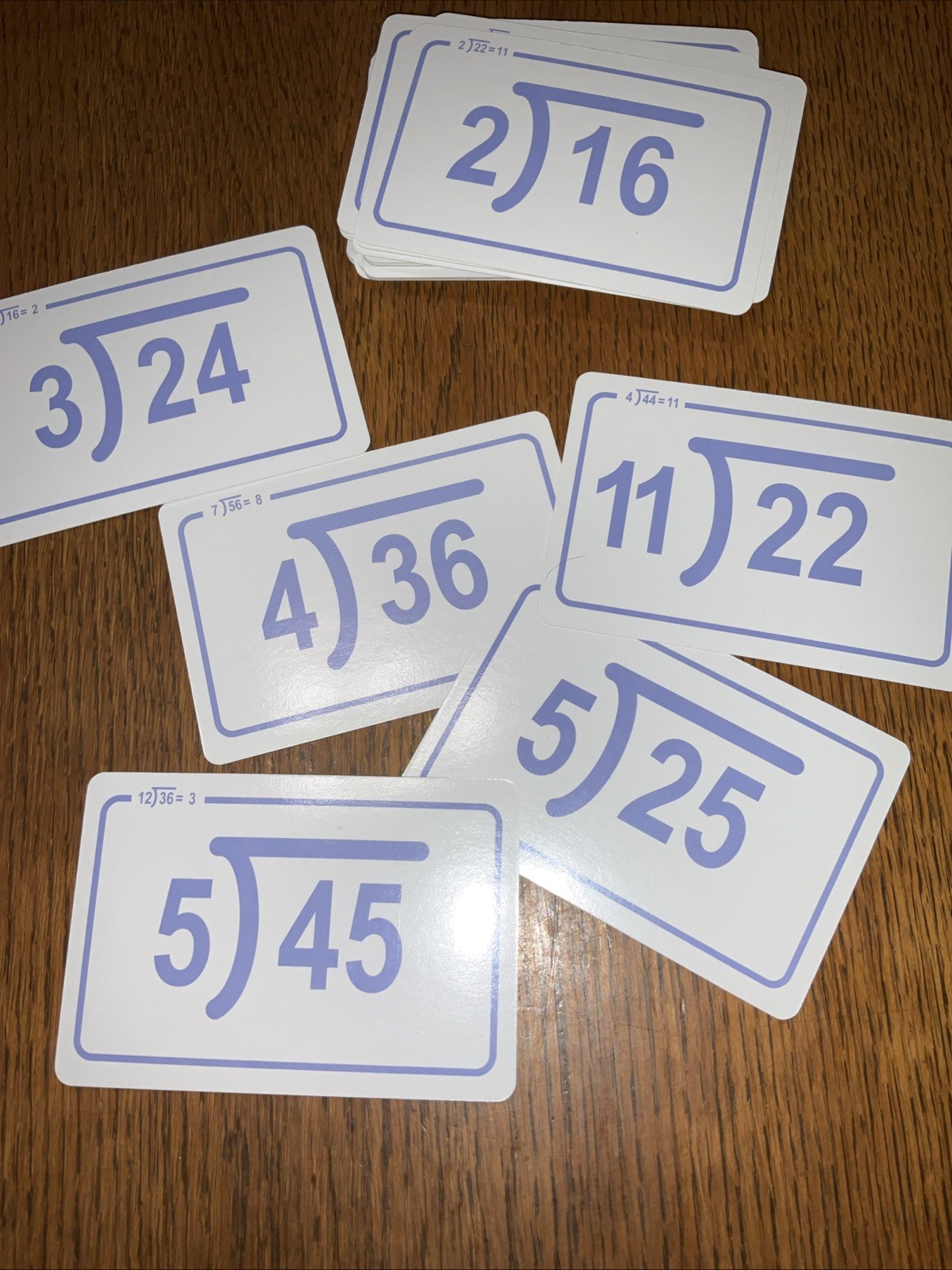 Flash Kids Flash Cards 4 Pack Numbers, Phonics, Addition & Division K-3rd Grade
