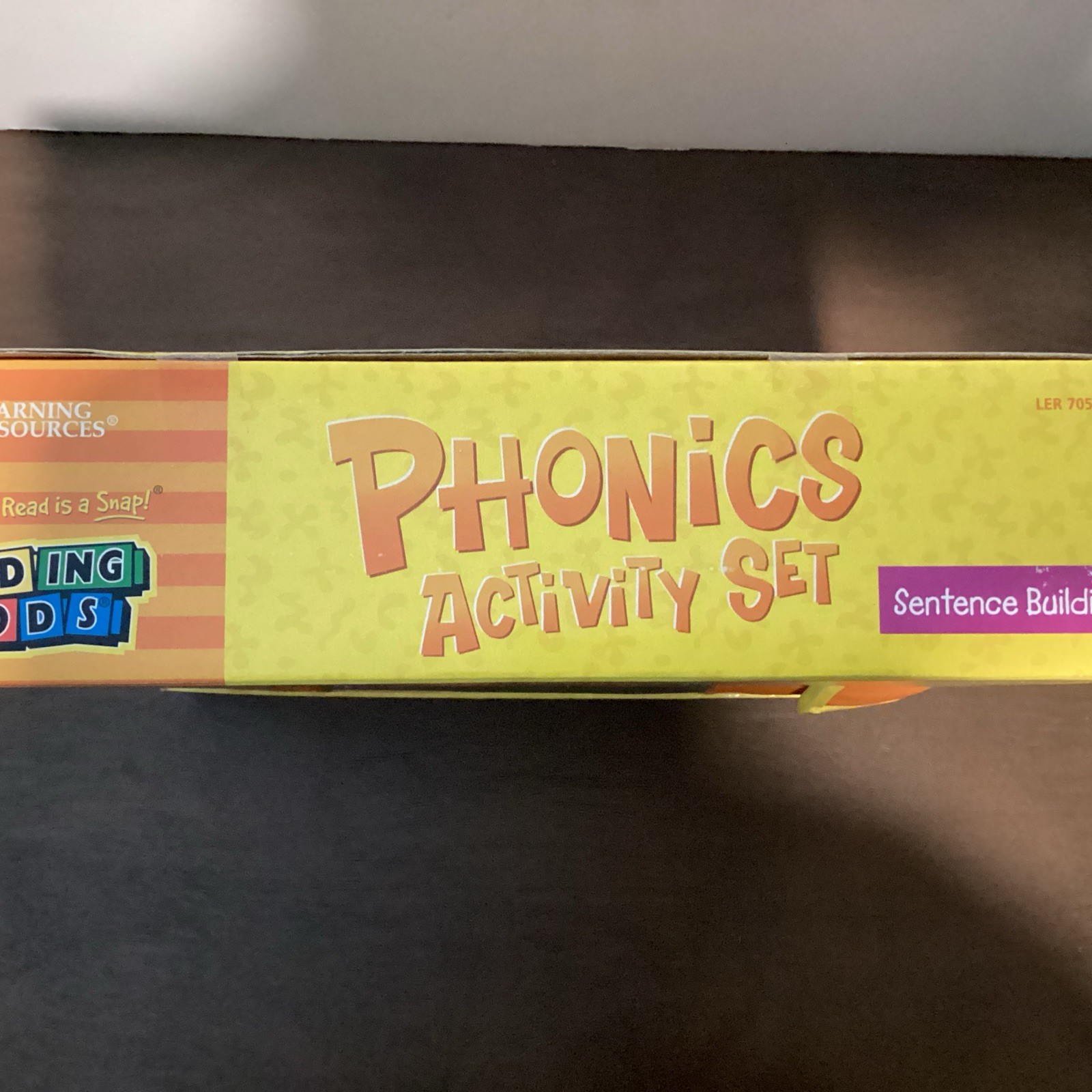 Learning Resources Phonics Activity Sentence Building Orange Kit, Home Schooling