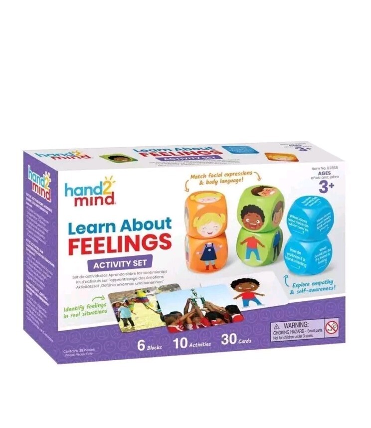 Learn About Feelings Kids Educational Activity Set Hand2Mind NEW School