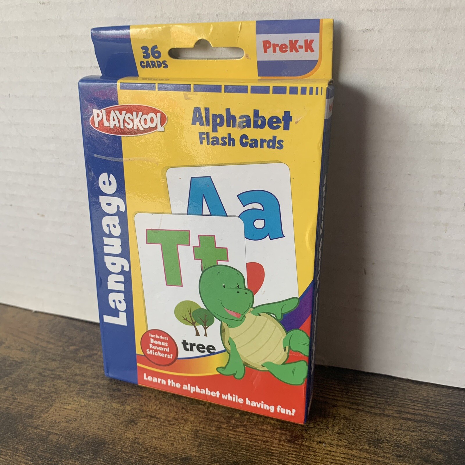 Playskool Flash Cards – First Words  PreK-K Language Skills 36 Cards