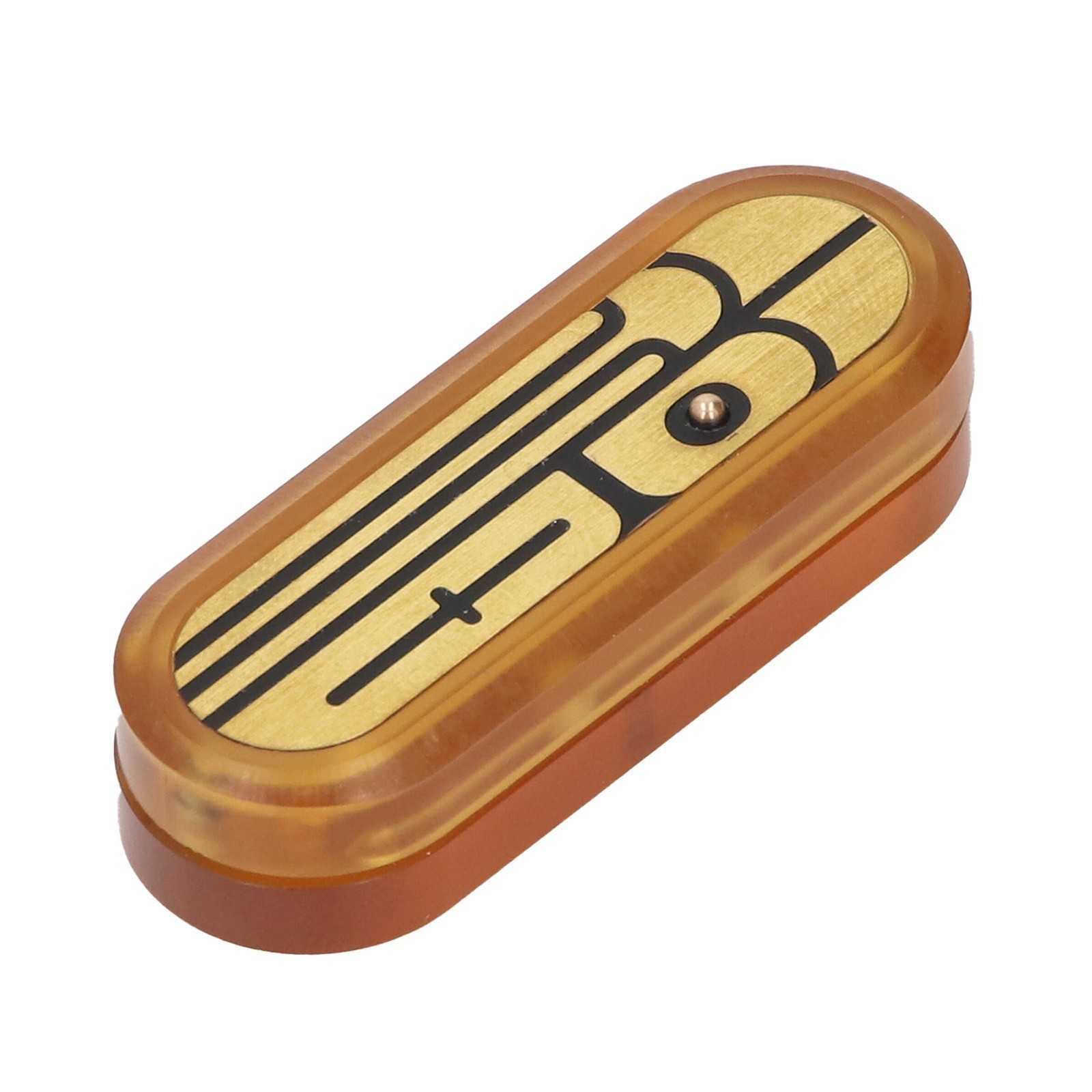 Mechanical Push Slider Magnetic Push Card Metal Decompression Fingertip Slider