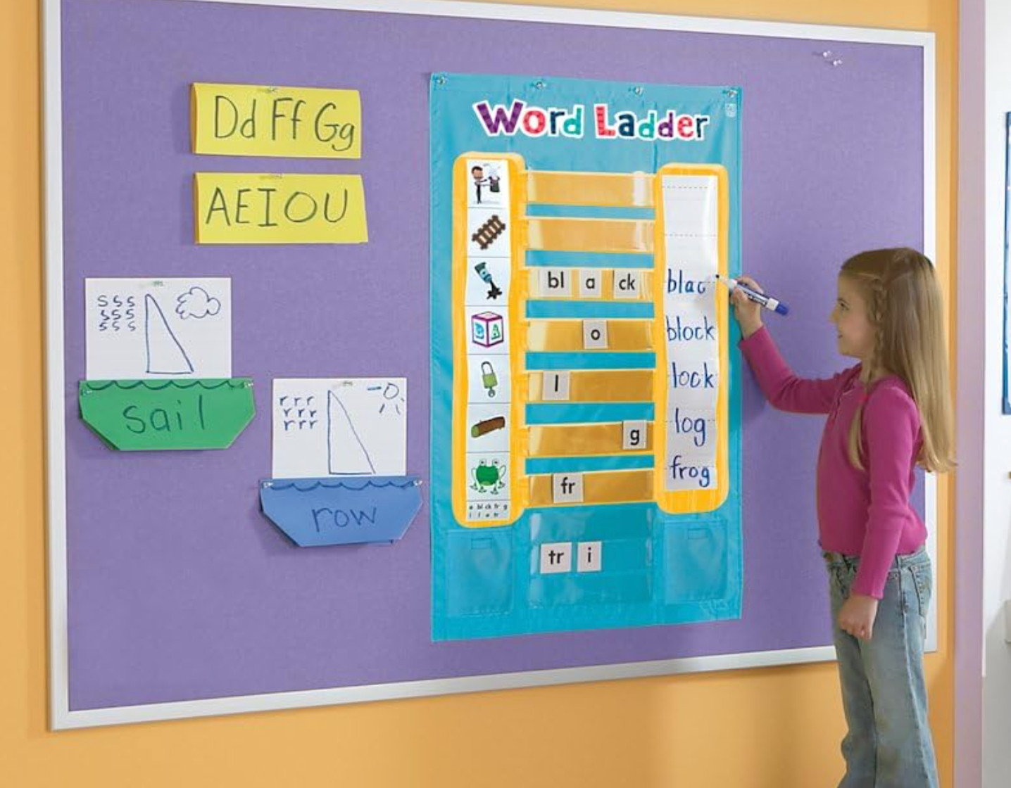 Educational Insights Word Ladder Phonics Activity Center