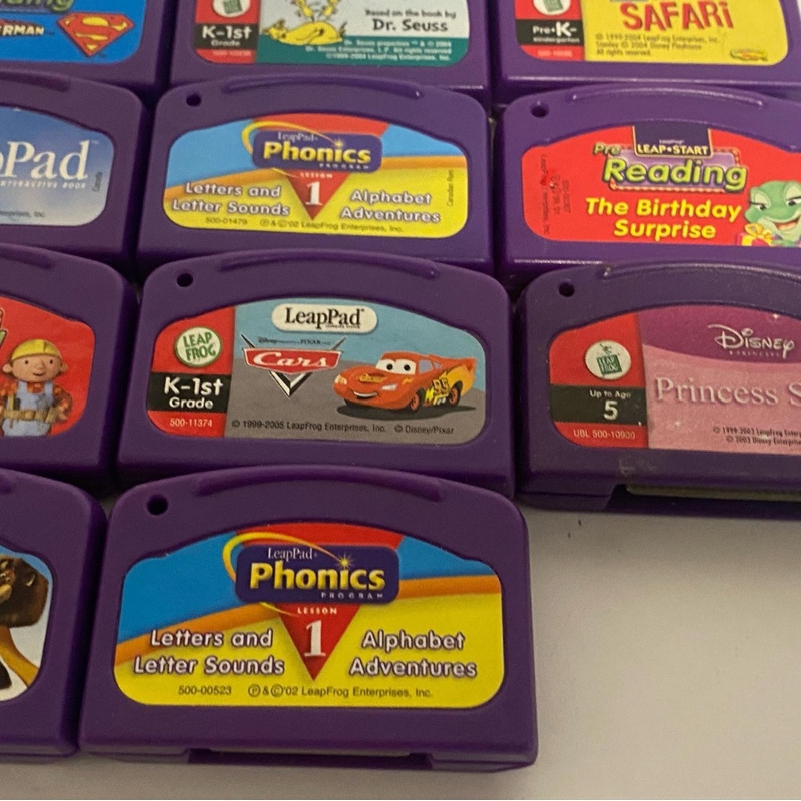 LEAP FROG Learning System Purple Lot of 23