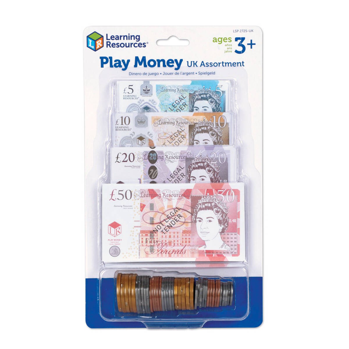 Learning Resources Play Money Assortment Currency Educational Pack