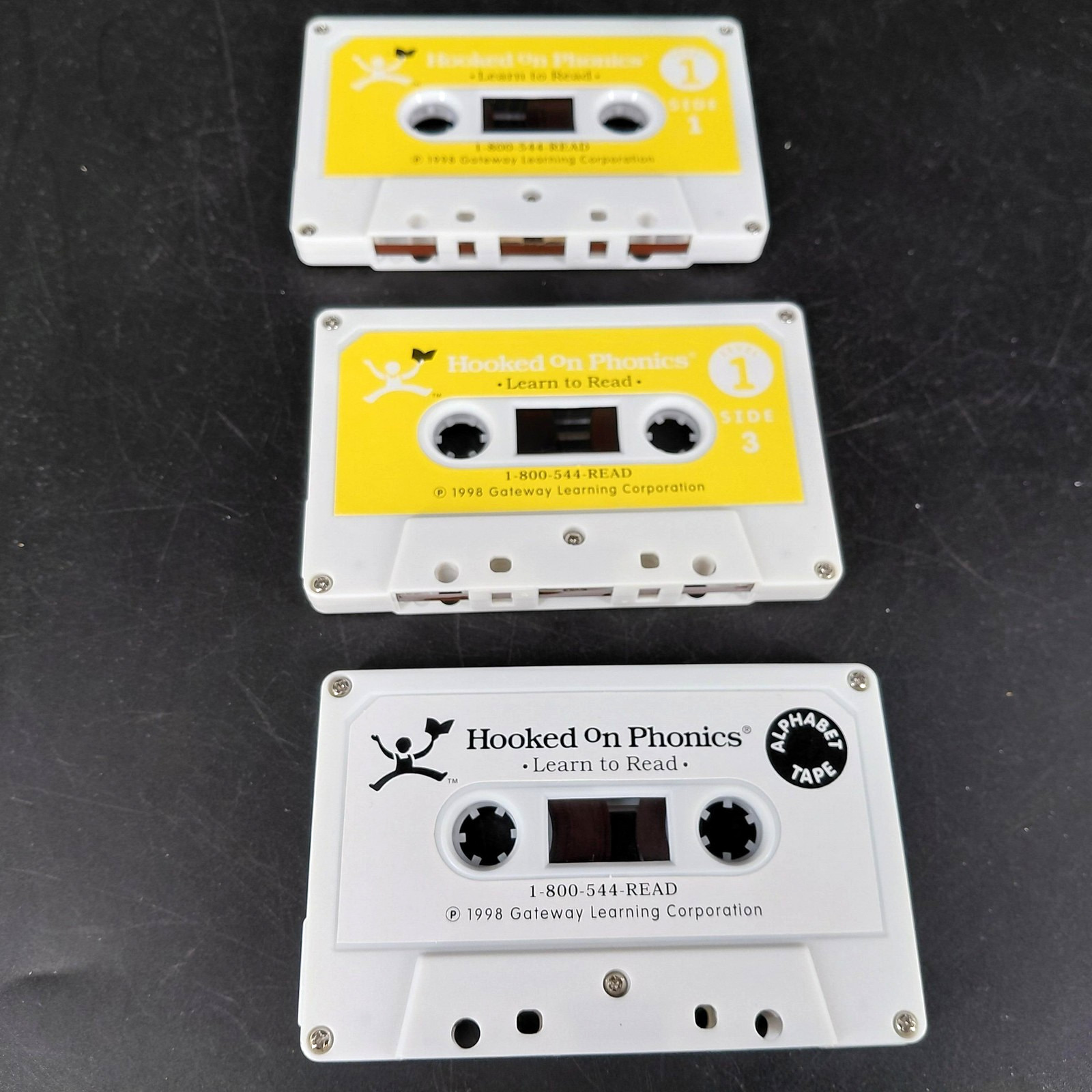 Hooked On Phonics Level 1 Learn To Read Audio Cassettes Lot 3 Alphabet Tape