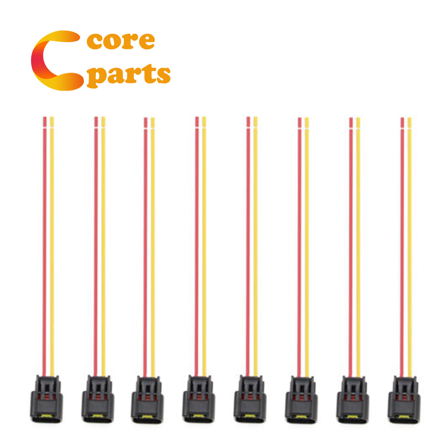 8Pcs Ignition Coil Wire Pigtail Harness Plug for 1991-2011 Ford 4.6L 5.4L 6.8L