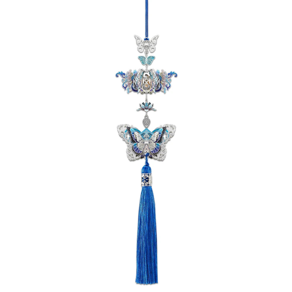 3D Metal Puzzle Vintage Tassels Pendant Harebell Model Building Kits Jigsaw Toys