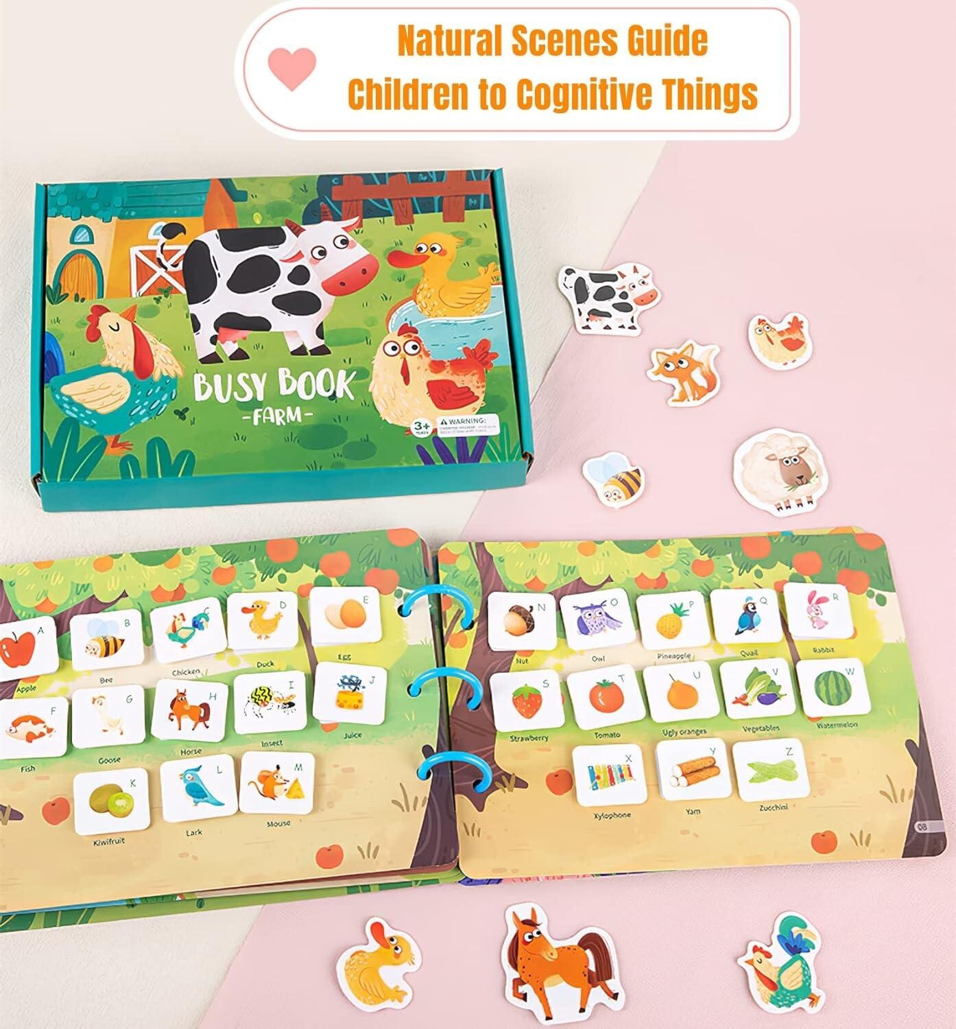 DIY Quiet Book for Toddlers, Montessori Busy Book for Kids, Dinosaur Preschool