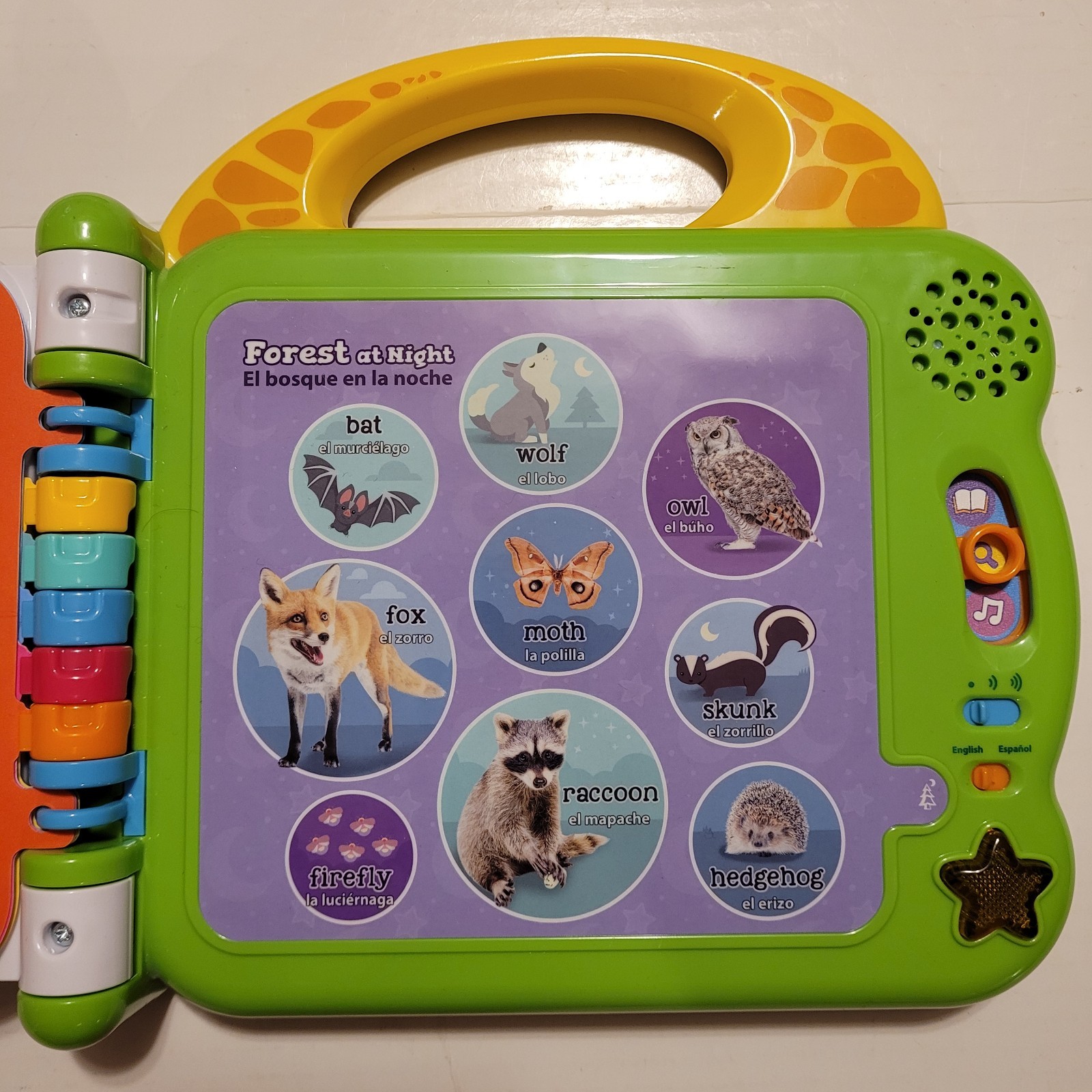 Leap Frog Learning Friends 100 Words Book & 100 Animals Book Lot (Set of 2)