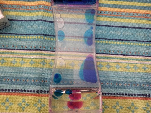 Double Color Sand Hourglasses Liquid Anxiety Relief Liquid Motion Bubble Timer
