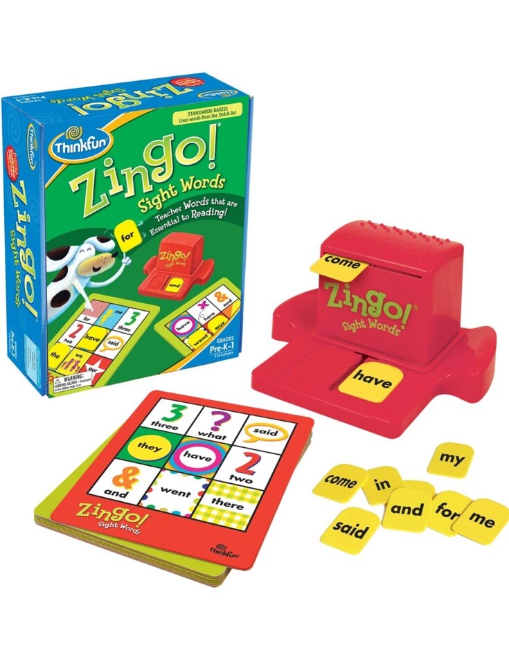 ThinkFun Zingo Sight Words Game – Award-Winning Educational Toy |
