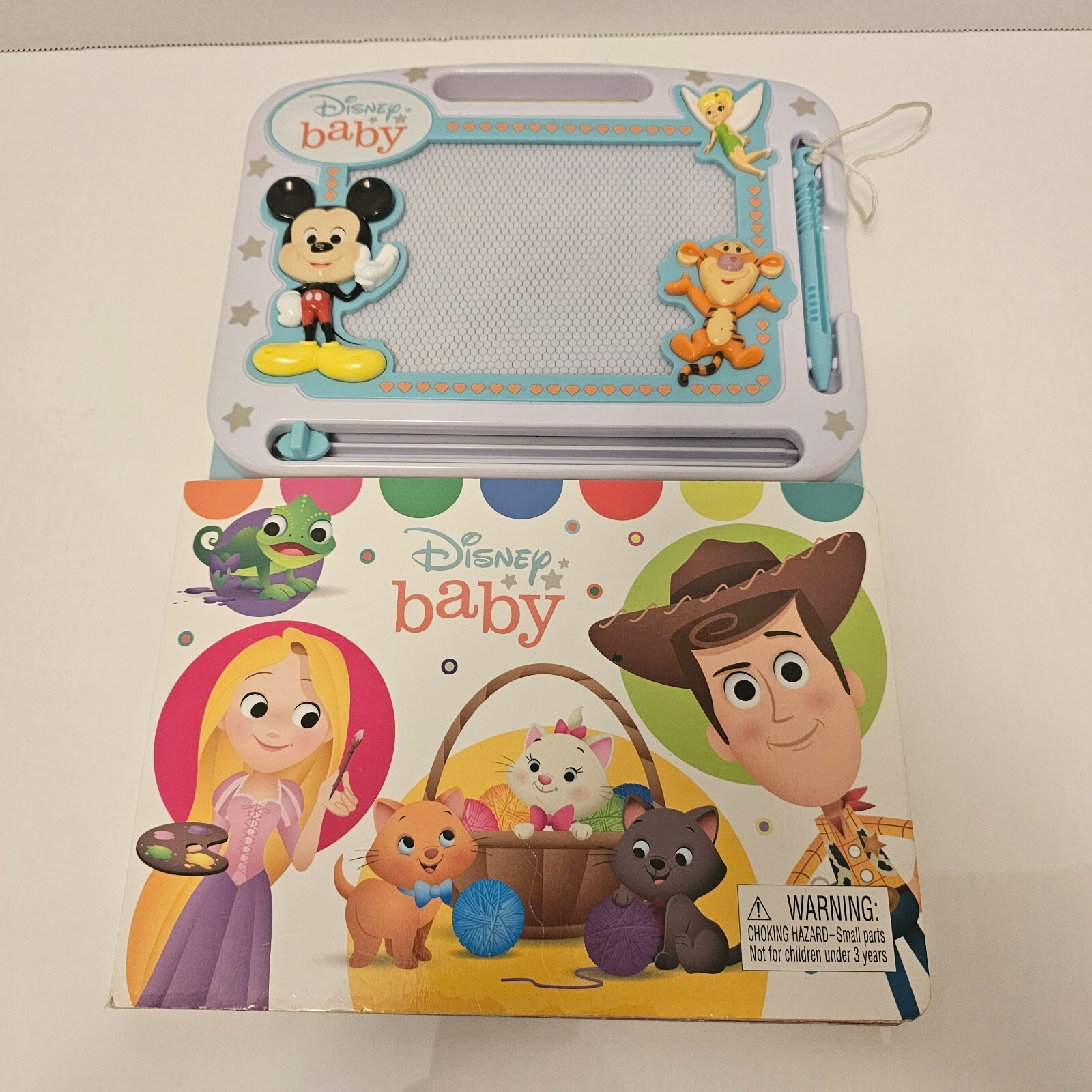 Disney Baby Reusable Stencil Book With Magnetic Pen and Board