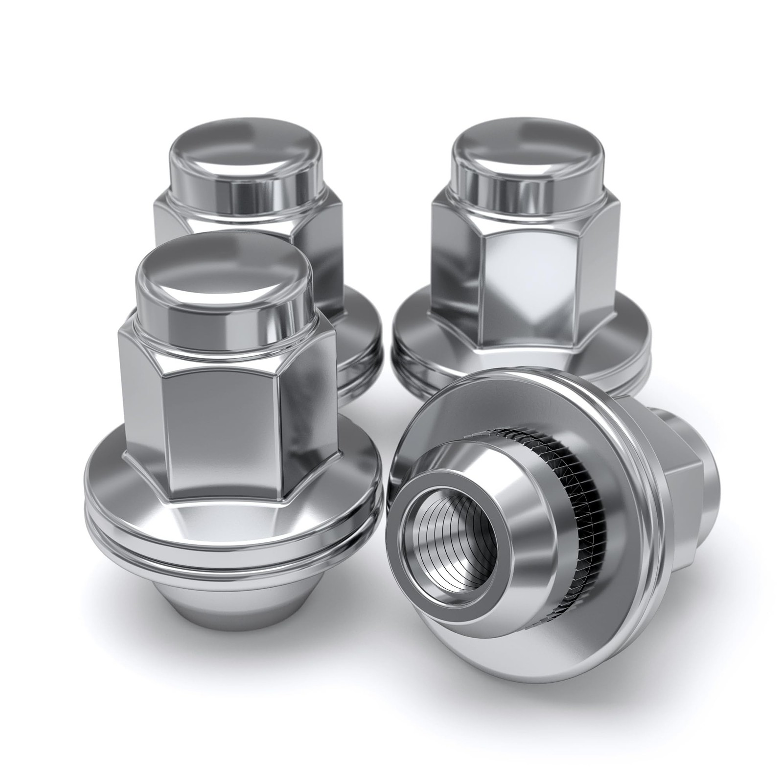 White Knight M14 x 1.50 Thread Lug Nut for Toyota Land Cruiser/Sequoia/Tundra…