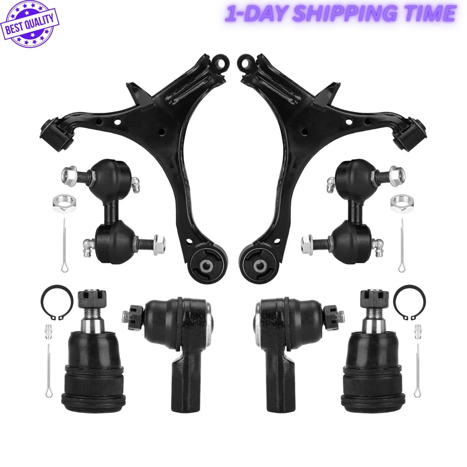 Front Lower Control Arm Suspension Kit Fit for Honda Civic 2001 2002 2003 2004