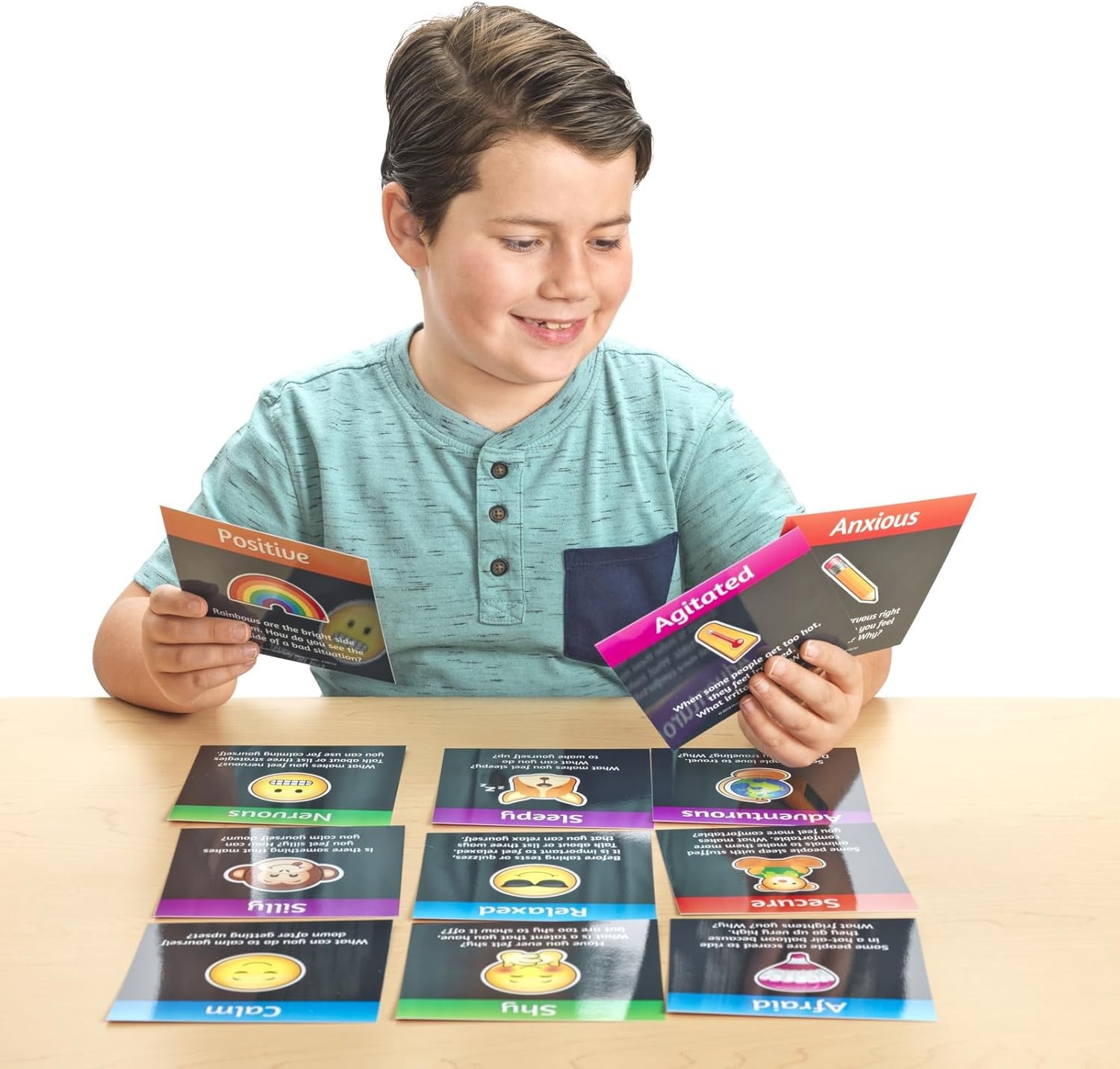 Emoji Feelings Cards For Social Emotional Learning And Discussion Starter