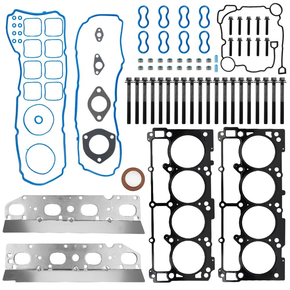 VANJINJ Cylinder Head Gasket Set with Bolts Compatible with Dodge Challenger