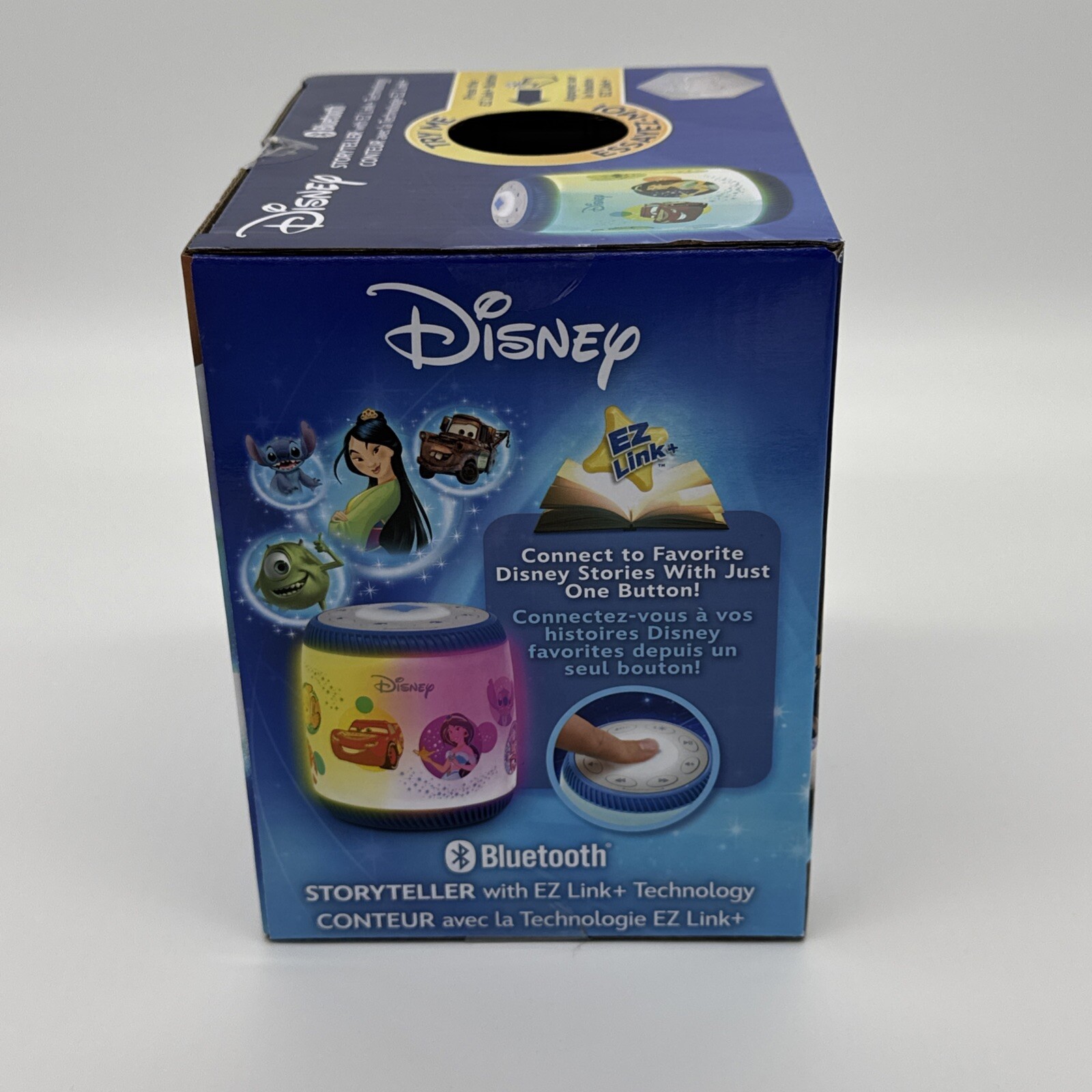 eKids Disney Bluetooth Storyteller – With EZ Link, Night Light, Bedtime Stories