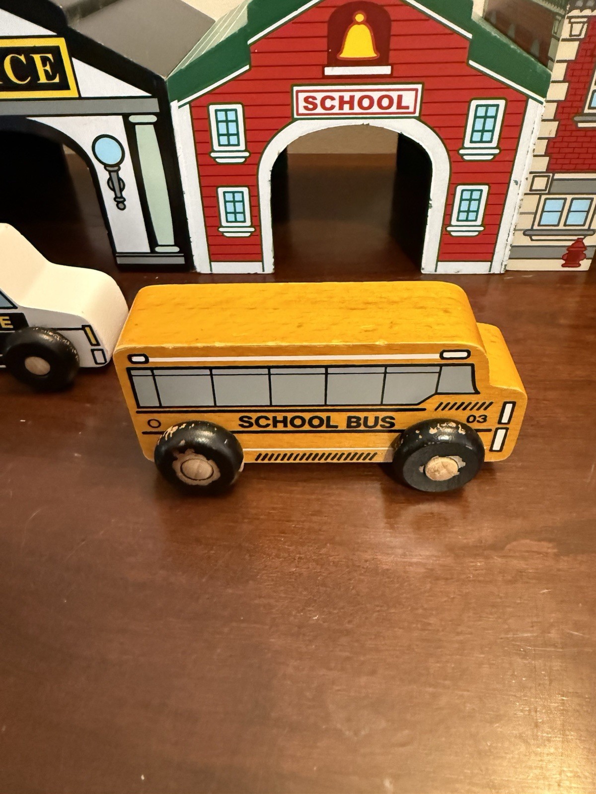 Lakeshore Learning Community Garage – Set of 6- school, police, post office, gas