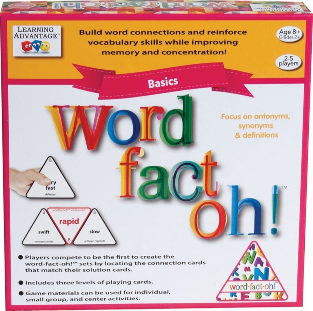 Learning Advantage word-fact-oh!  Basics