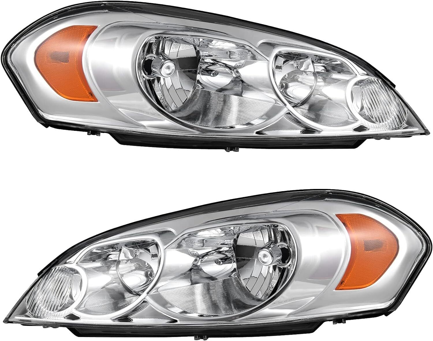 AUTOSAVER88 Headlight Assembly Compatible with 2006-2013 Chevy Impala 2014-2016