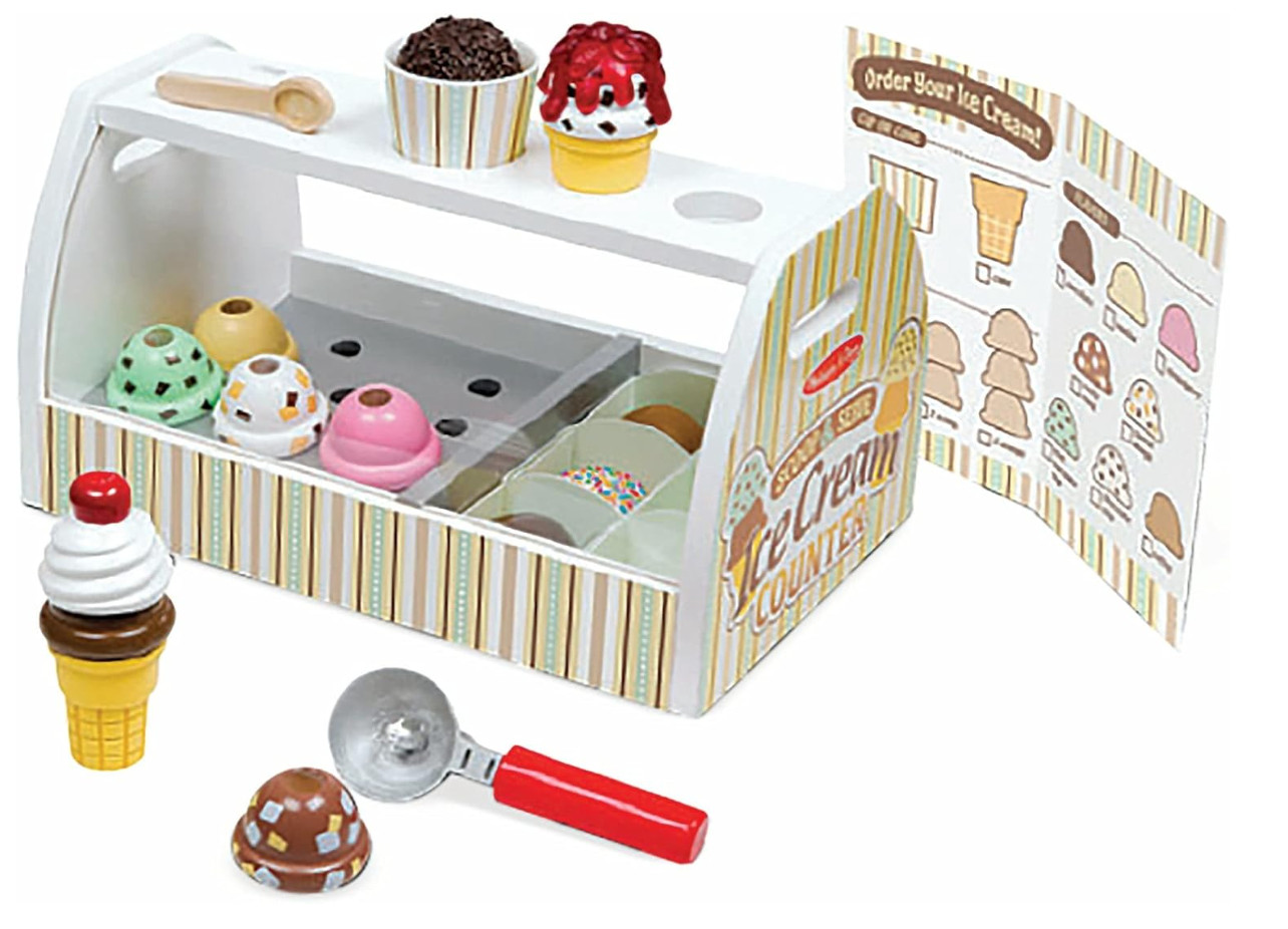 Melissa & Doug Scoop and Serve Ice Cream Counter Replacement Pieces U-PICK