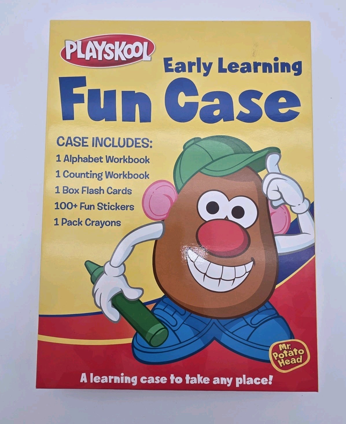 PLAYSKOOL Early Learning Fun Case – Mr Potato Head – Workbooks, Flash Cards etc
