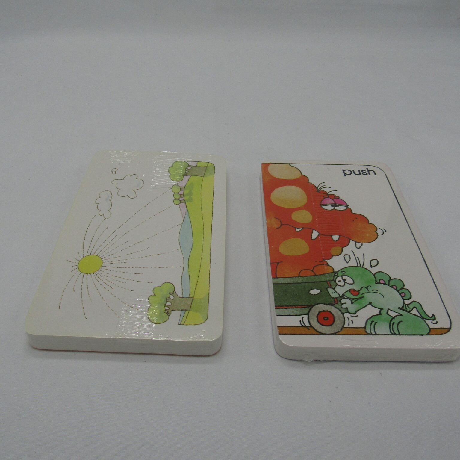 Vintage 1980s Rainbow Works Preschool Matching Cards 4 sets Sealed 1 set open