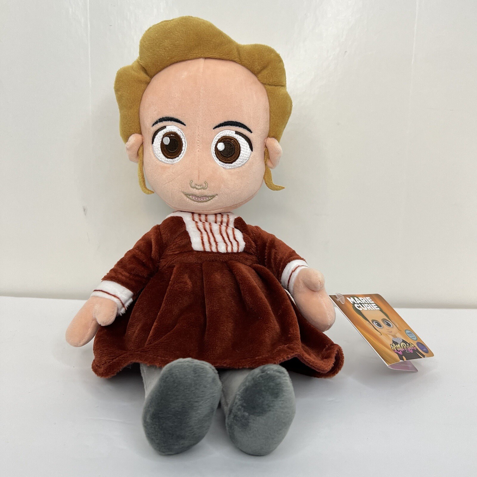 Little Rebels Historic Women Plush Marie Curie Science Scientist Interactive NWT