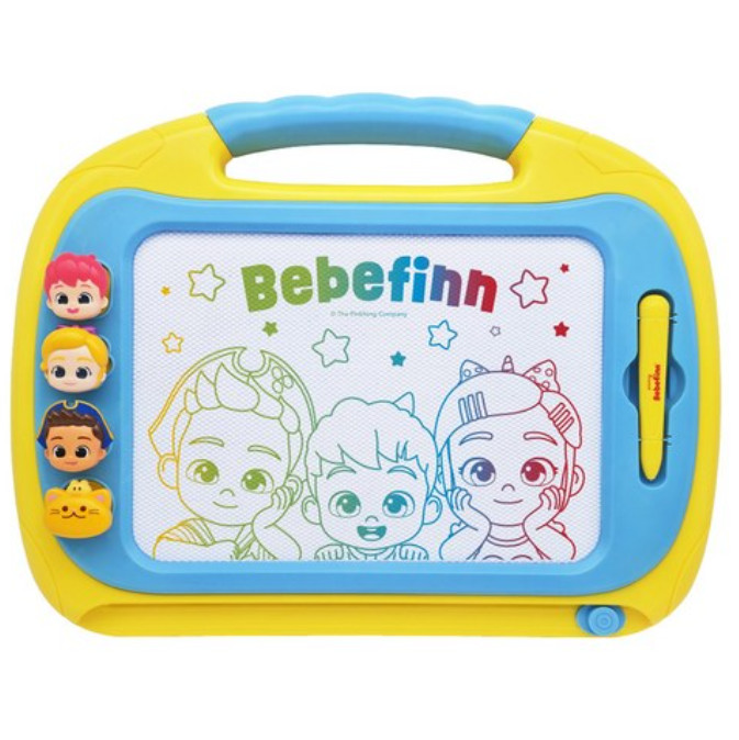 Pinkfong BebeFinn Transform Drawing Table 3 Stages Erasable Stamps Kid Toy